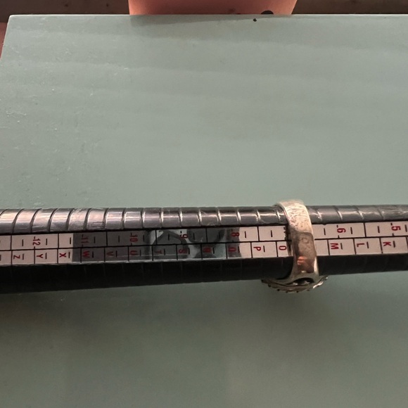 Didae Israel Made Sterling Large Amber 6 3/4 Ring - Picture 10 of 10